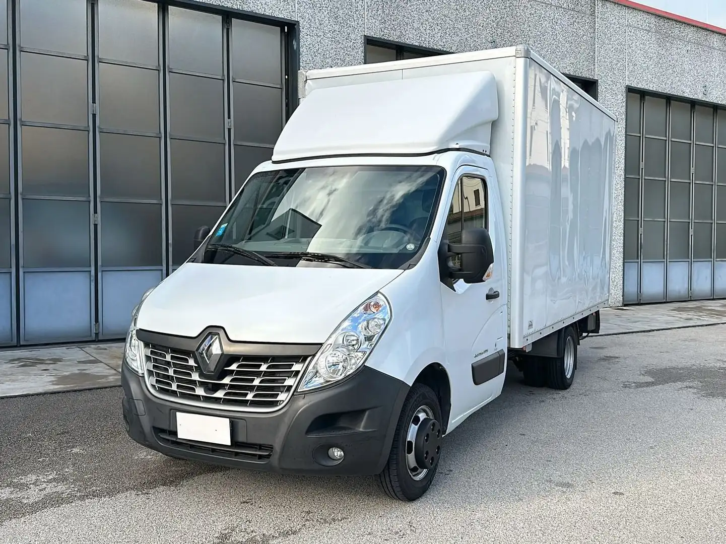 Renault Master L3 Cassa Alluminio Sponda Battente Dautel Bianco - 1
