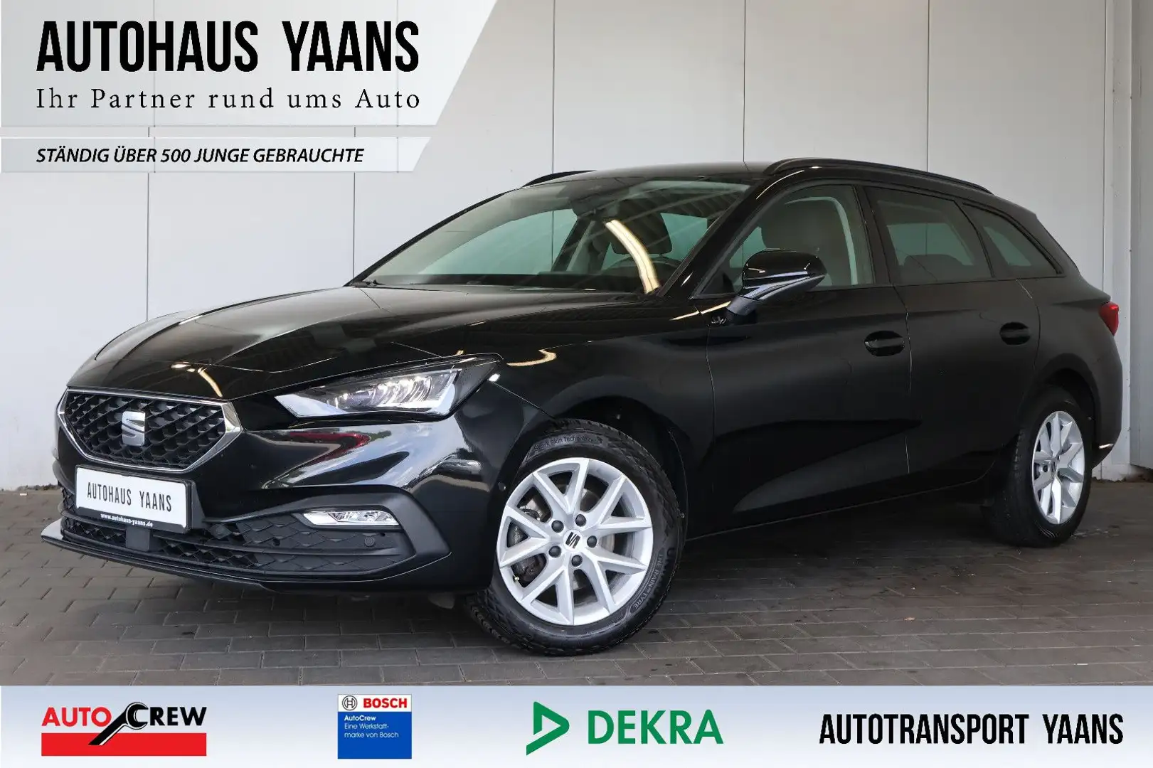 SEAT Leon ST 1.5 TSI Style AID+CARPLAY+LANE+LED+ALU Schwarz - 1