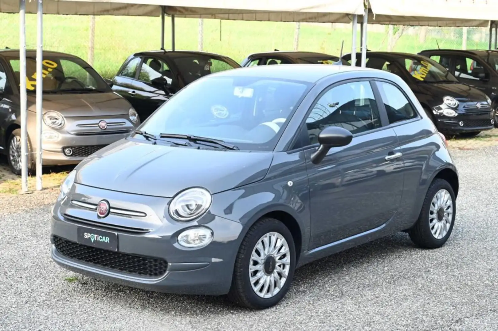 Fiat 500 1.0 Hybrid Cult Grijs - 1