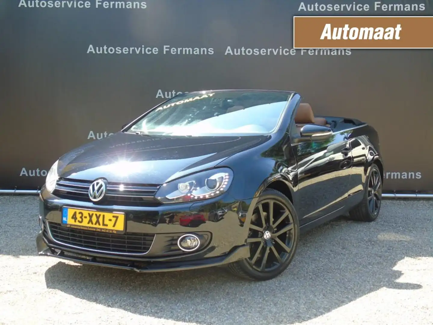 Volkswagen Golf Cabriolet 1.4TSI 160PK DSG Highline - 2011 - Navi -18inch-Le Zwart - 1