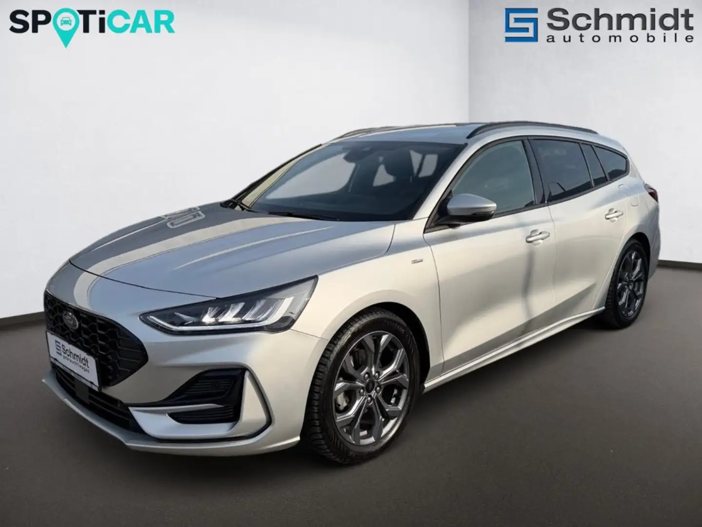 Ford Focus Turnier 1,5 EcoBlue ST-Line Aut. Silber - 2
