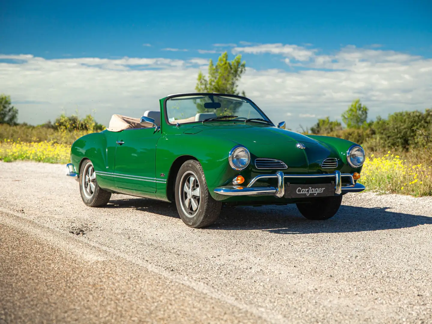 Volkswagen Karmann Ghia type 14 Cabriolet 1969.5 Verde - 1