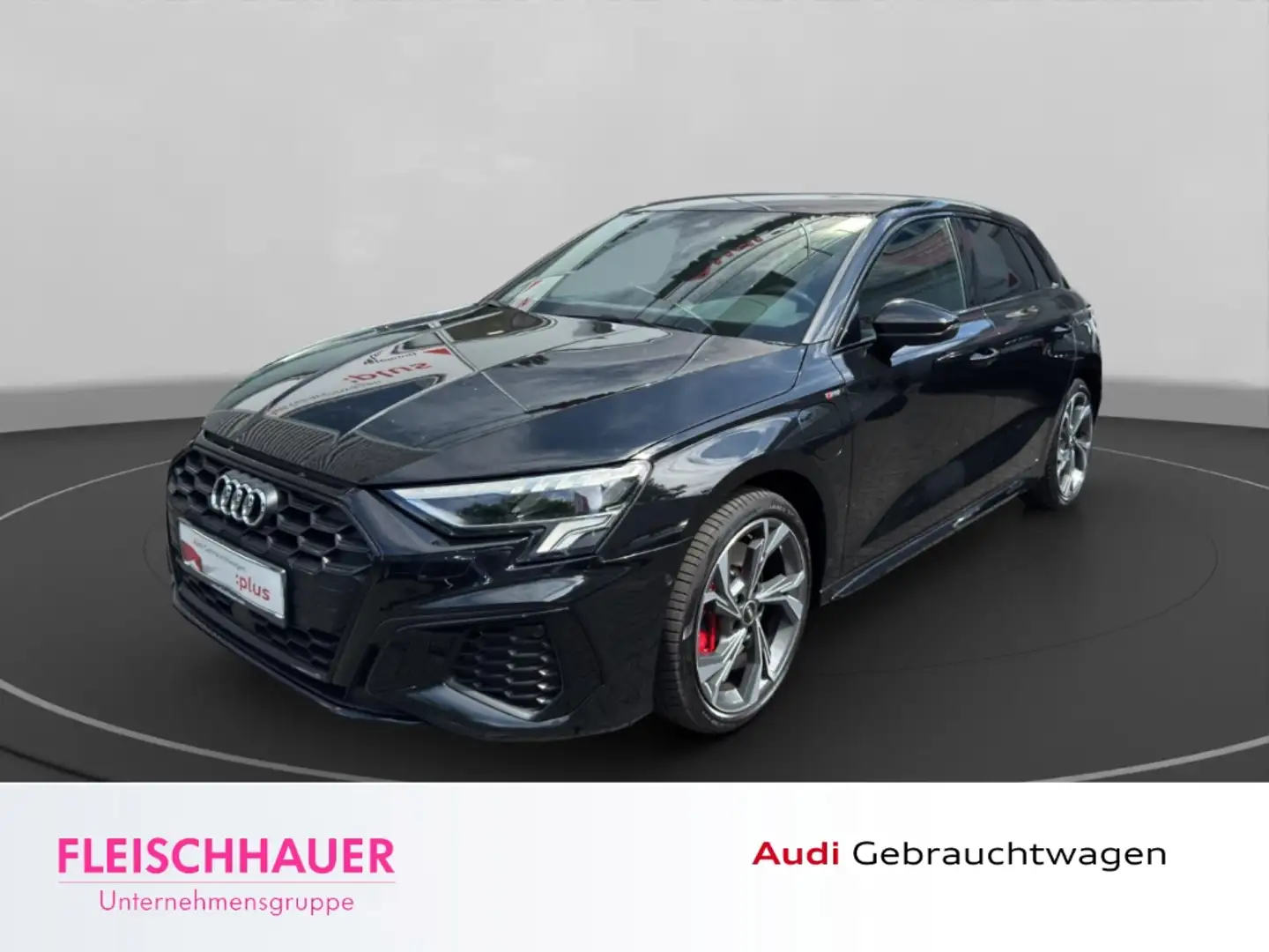 Audi A3 Sportback S line 45 TFSI e LED+ACC+NAVI+CARPLAY+PD Schwarz - 1