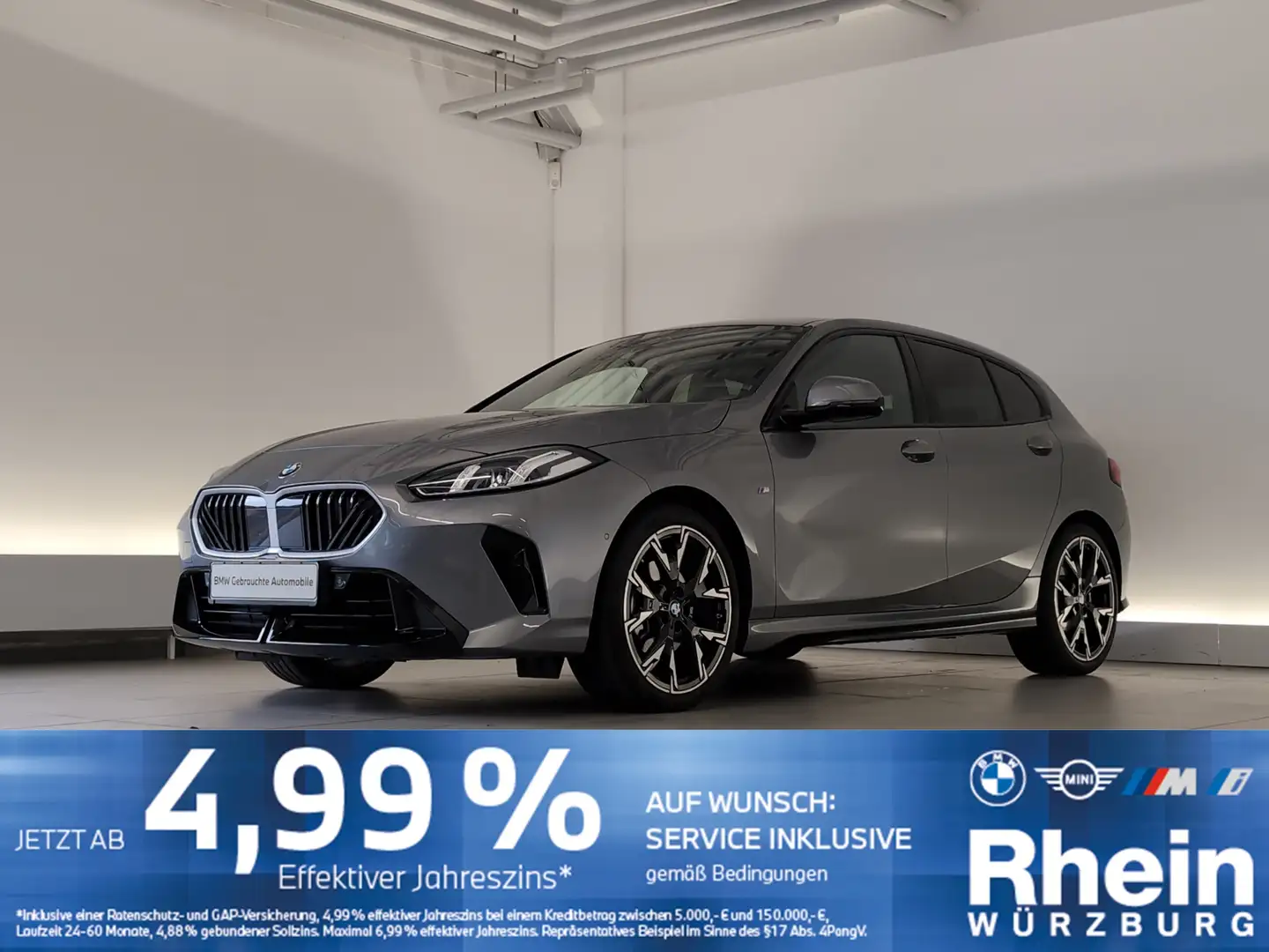 BMW 118 d Limousine M Sport DAB/SHZ/Driving Assist Grau - 1