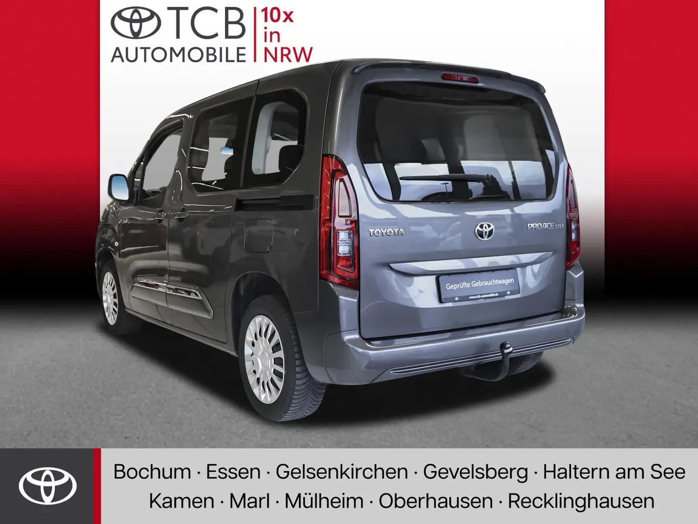 Toyota Proace City Verso 1.5 D-4D L1 Shuttle  KLIMA BT ALU DAB ALU KAMERA VSC/TRC Gris - 2