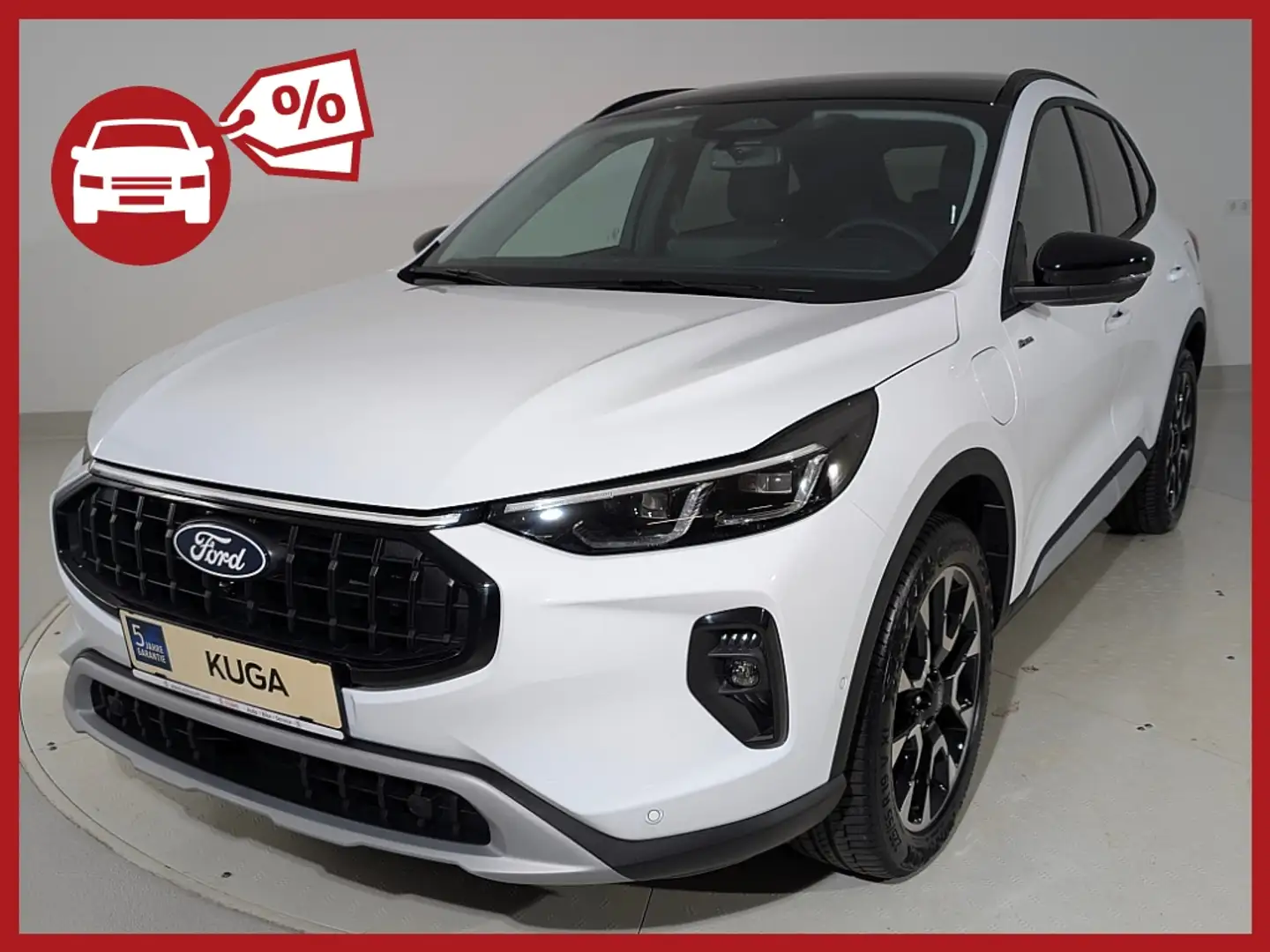 Ford Kuga 2,5 Duratec PHEV Active X Aut.| FORD STAHL W22 Weiß - 1