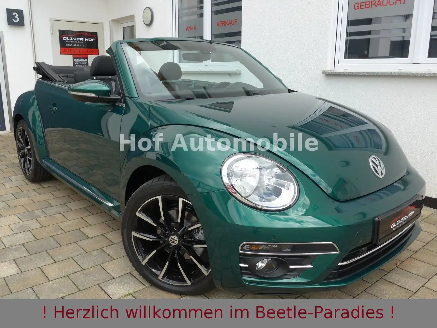 Volkswagen Beetle 1.4TSI Design Navi AppCon. SHZ 2xPDC Verde - 1