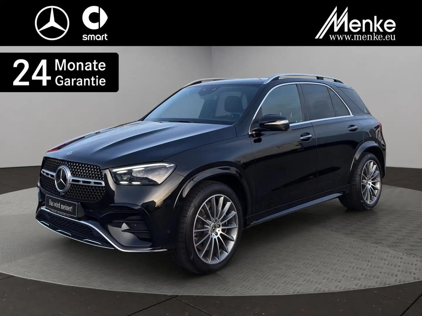 Mercedes-Benz GLE 450 d 4M AMG+AIR+AHK+Memo+360+Burm.+Distro Schwarz - 1