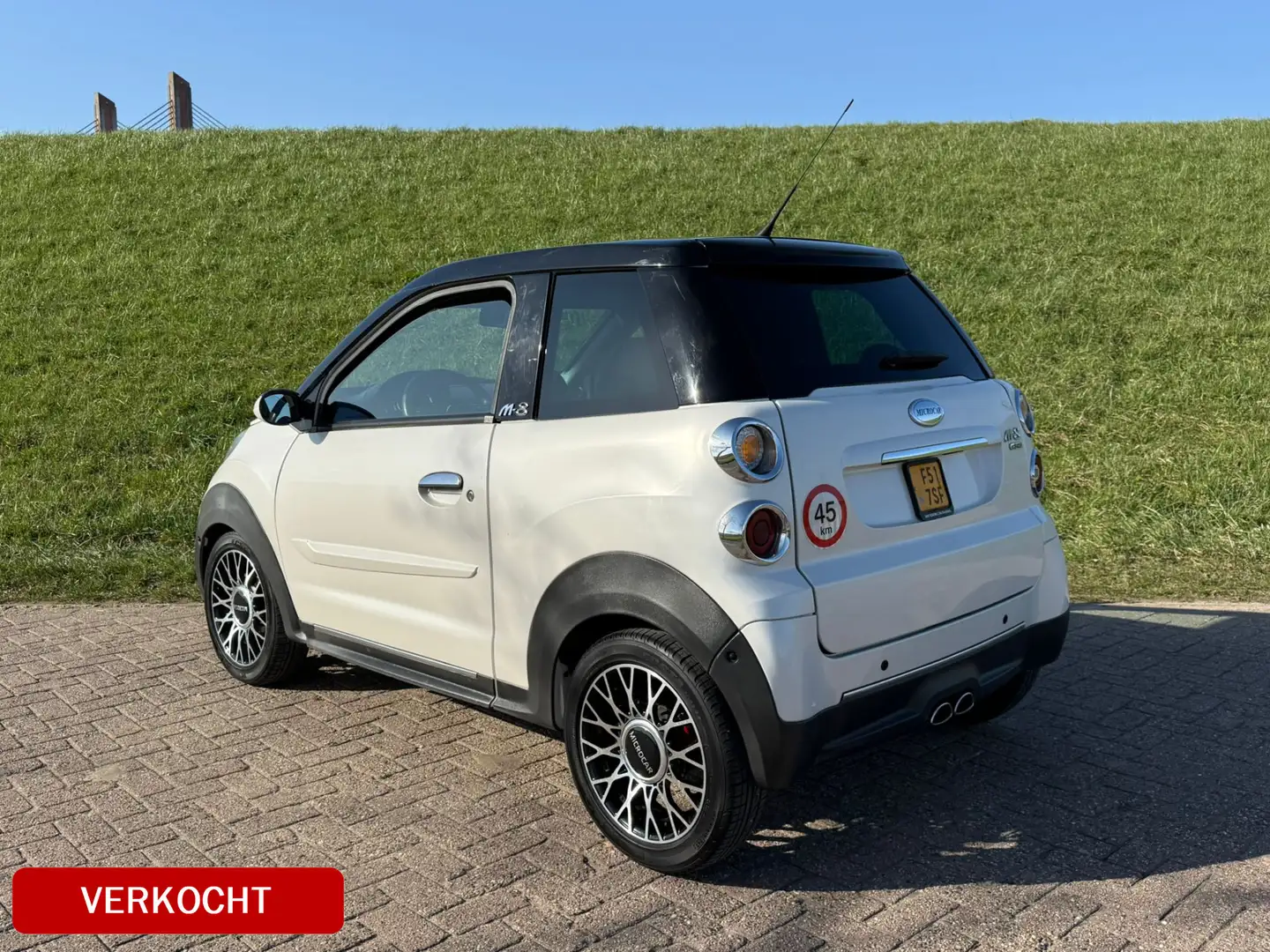 Microcar M8 Brommobiel Premium DCI !!! Verkocht !!! Blanco - 1