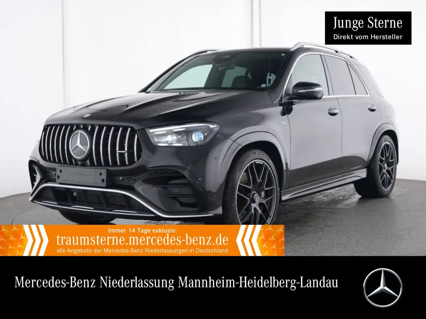 Mercedes-Benz GLE 53 AMG GLE 53 HYBRID 4M PANO+360+AHK+MULTIBEAM+22"+HUD+9G Schwarz - 1