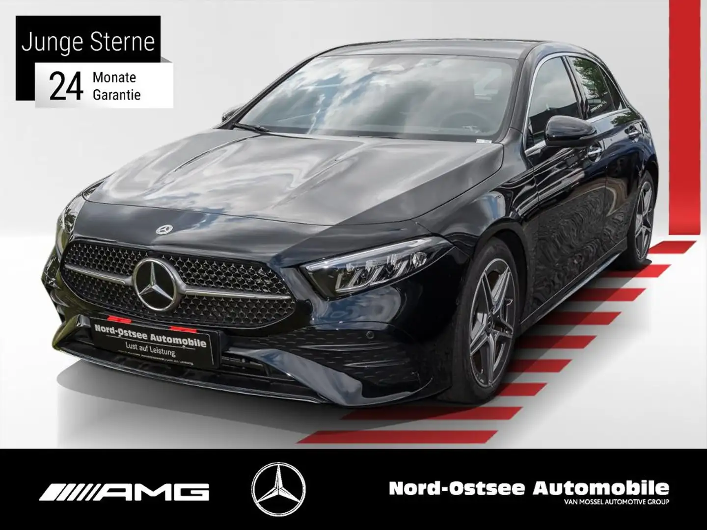 Mercedes-Benz A 200 AMG ADVANCED DISTRONIC LED KAMERA SITZHZG Noir - 1