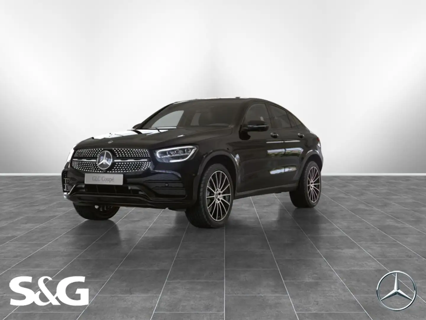 Mercedes-Benz GLC 300 e 4M Coupé AMG AHK+HEADUP+DISTRONIC+20" Schwarz - 1