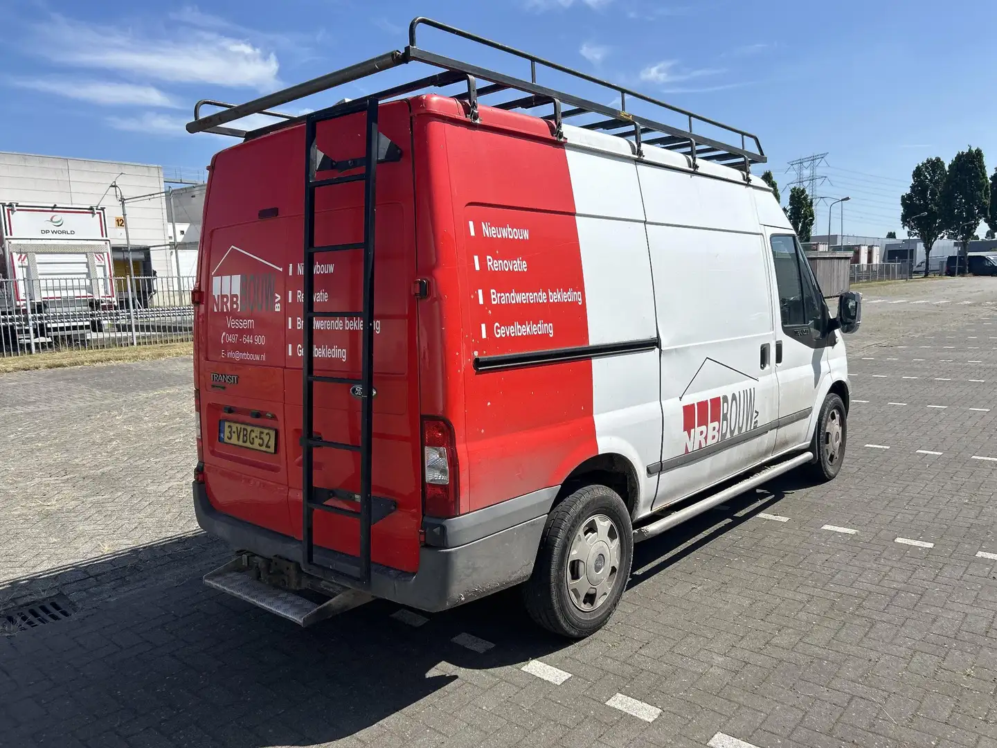 Ford Transit 300M 2.4 TDCI SHD | € 3.950,- MARGE! | Bijrijdersb Wit - 2