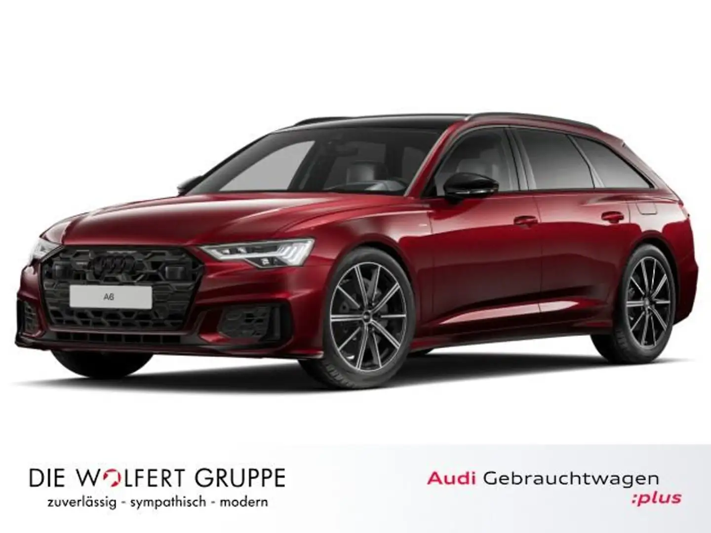 Audi A6 S line 50 TFSI e quattro S tronic ACC Rojo - 2