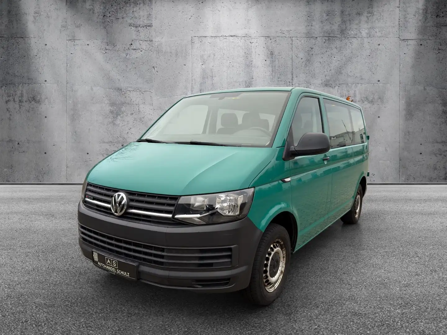 Volkswagen T6 Transporter 4Motion/TÜV & Service/PDC/9Sitzer Grün - 1