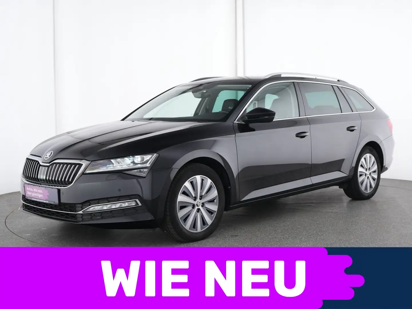 Skoda Superb Style ACC|Kessy|LED|Navi|AHK|Leder|SHZ Noir - 1