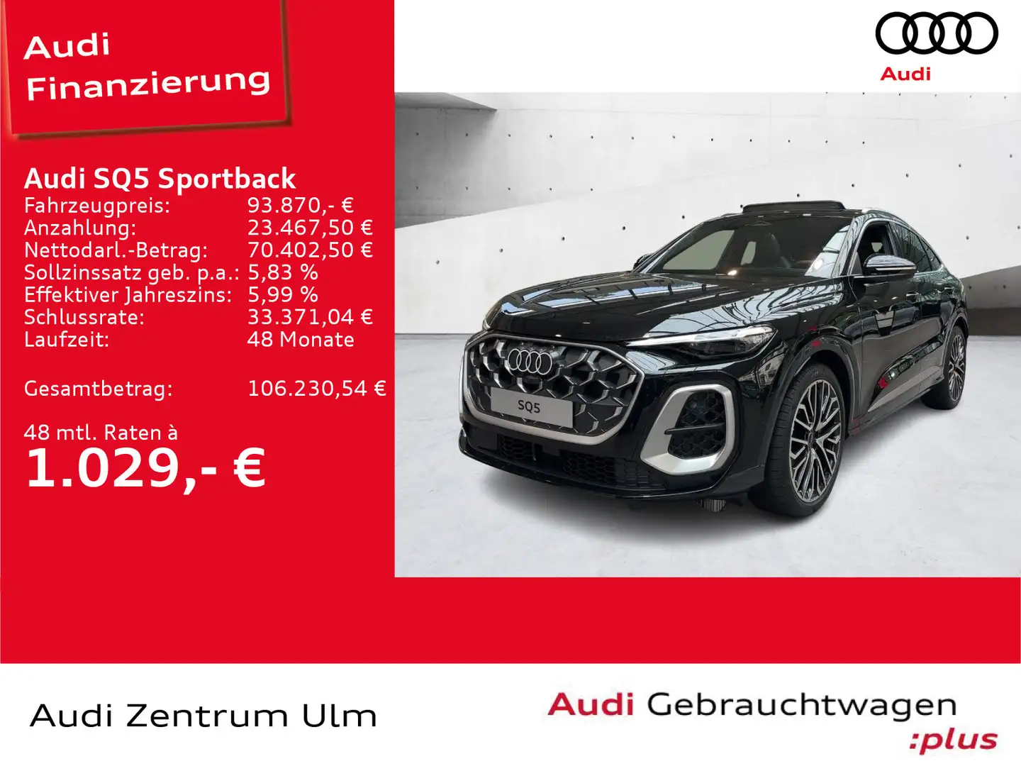 Audi SQ5 TFSI 21 LEDER PANO TECH PRO 5J.GAR Schwarz - 1
