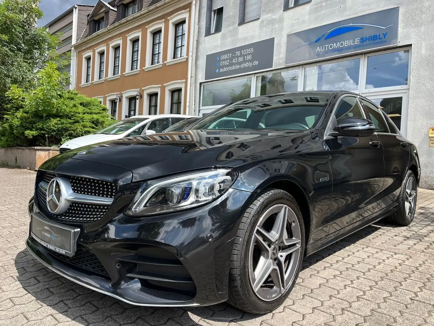 Mercedes-Benz C 300 de Lim. Aut. AMG-Line, LED, LEDER Negro - 1