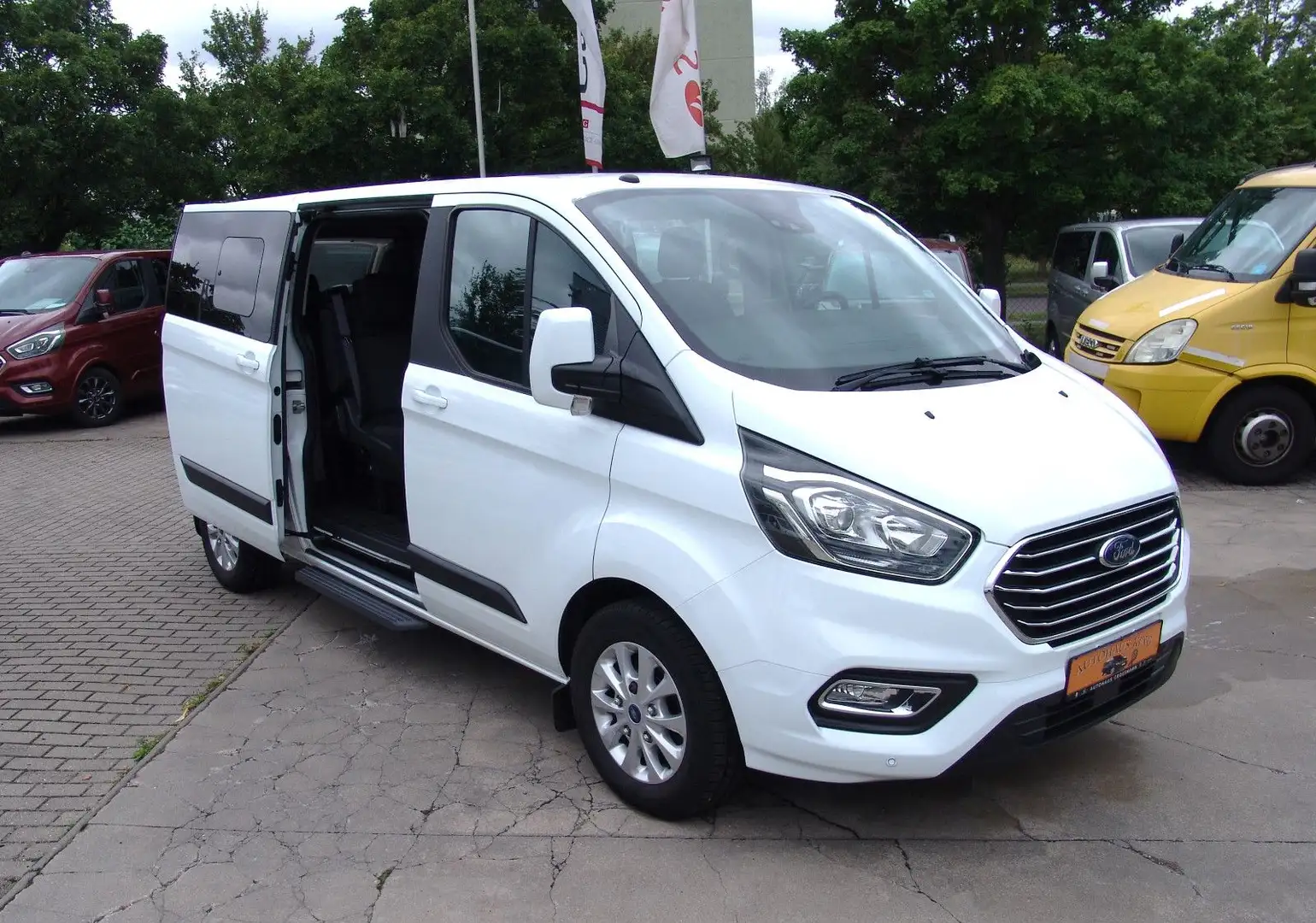 Ford Tourneo Custom Trend Lang-Modellpflege/9Si/NAVI Weiß - 1