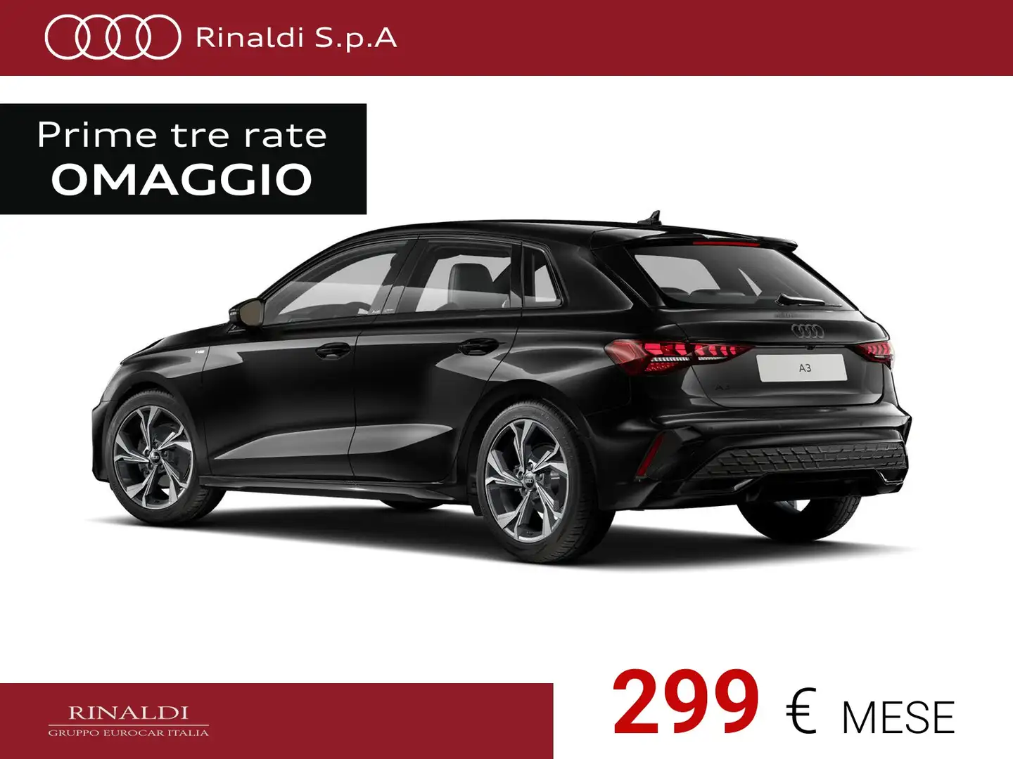 Audi A3 sportback 35 1.5 tfsi mhev s line edition s-tronic Nero - 2