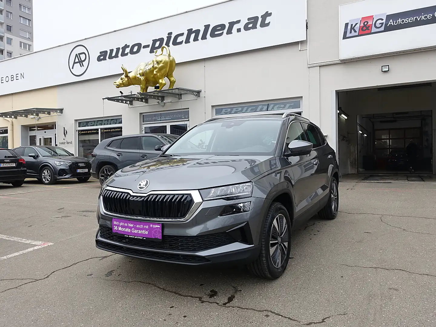 Skoda Karoq 2,0 TDI Selection DSG Grau - 1