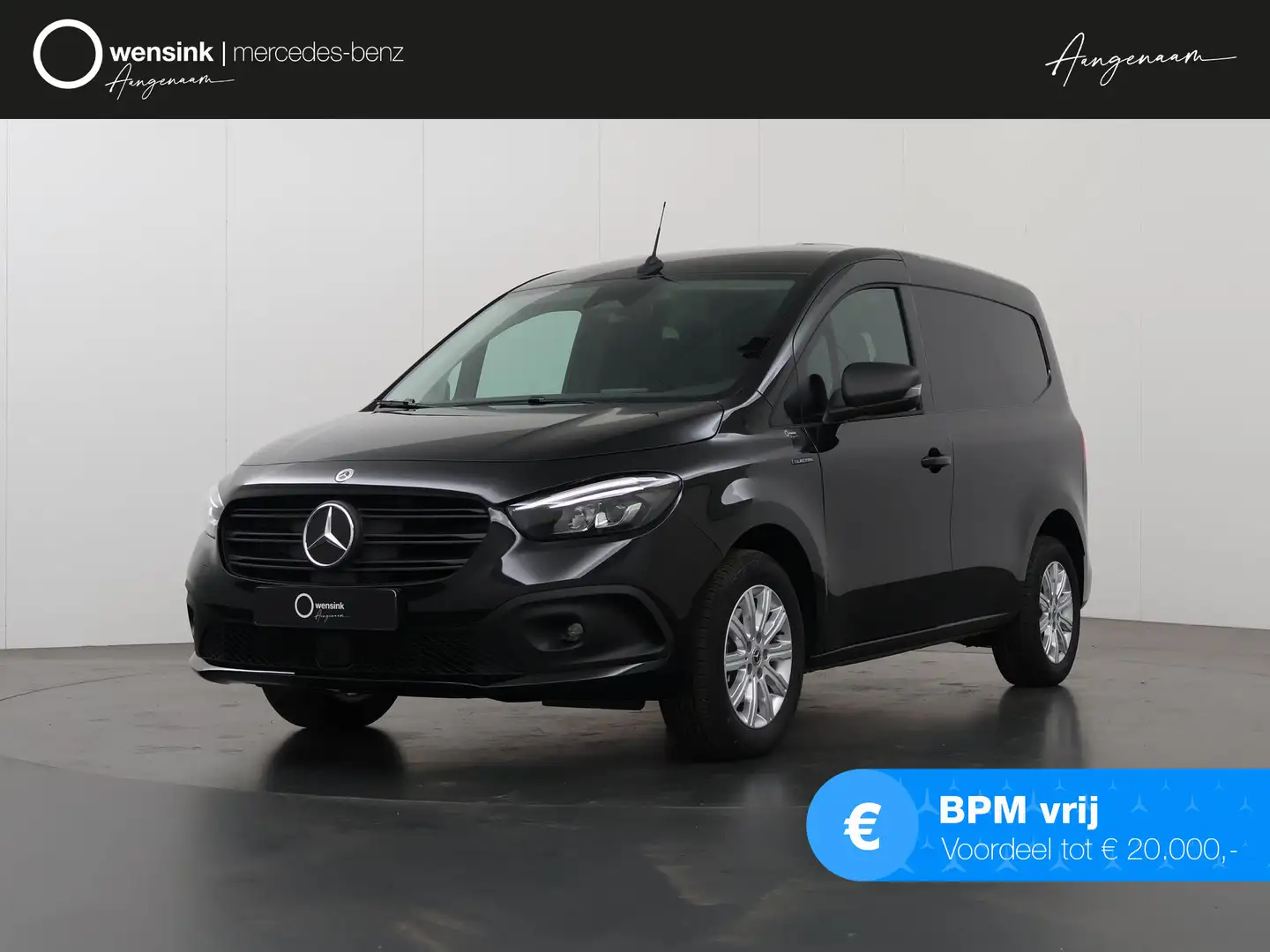 Mercedes-Benz Citan eCitan GB 51kW L1 PRO | LED | ACHTERKLEP | MBUX Zwart - 1