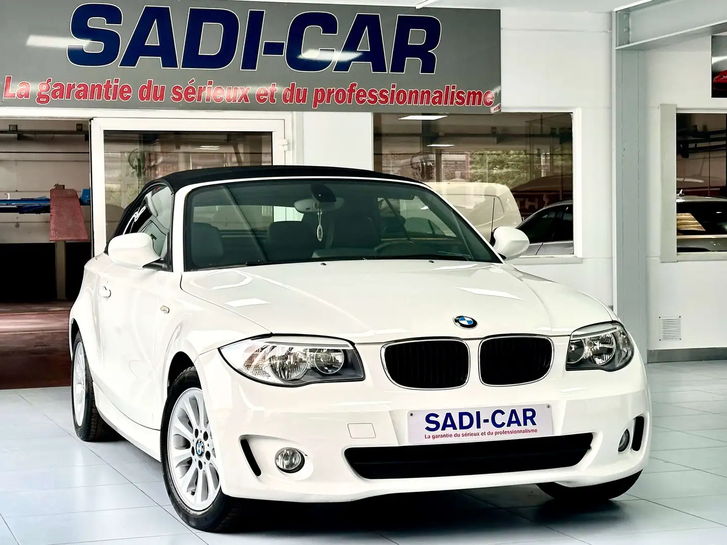 BMW 120 d 163cv CABRIO Blanc - 1