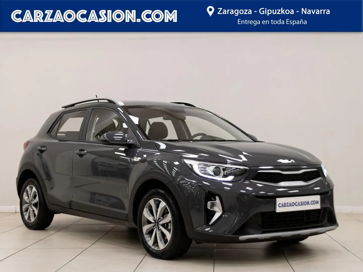 Kia Stonic 1.0 T-GDi MHEV Concept 100 Gris - 1