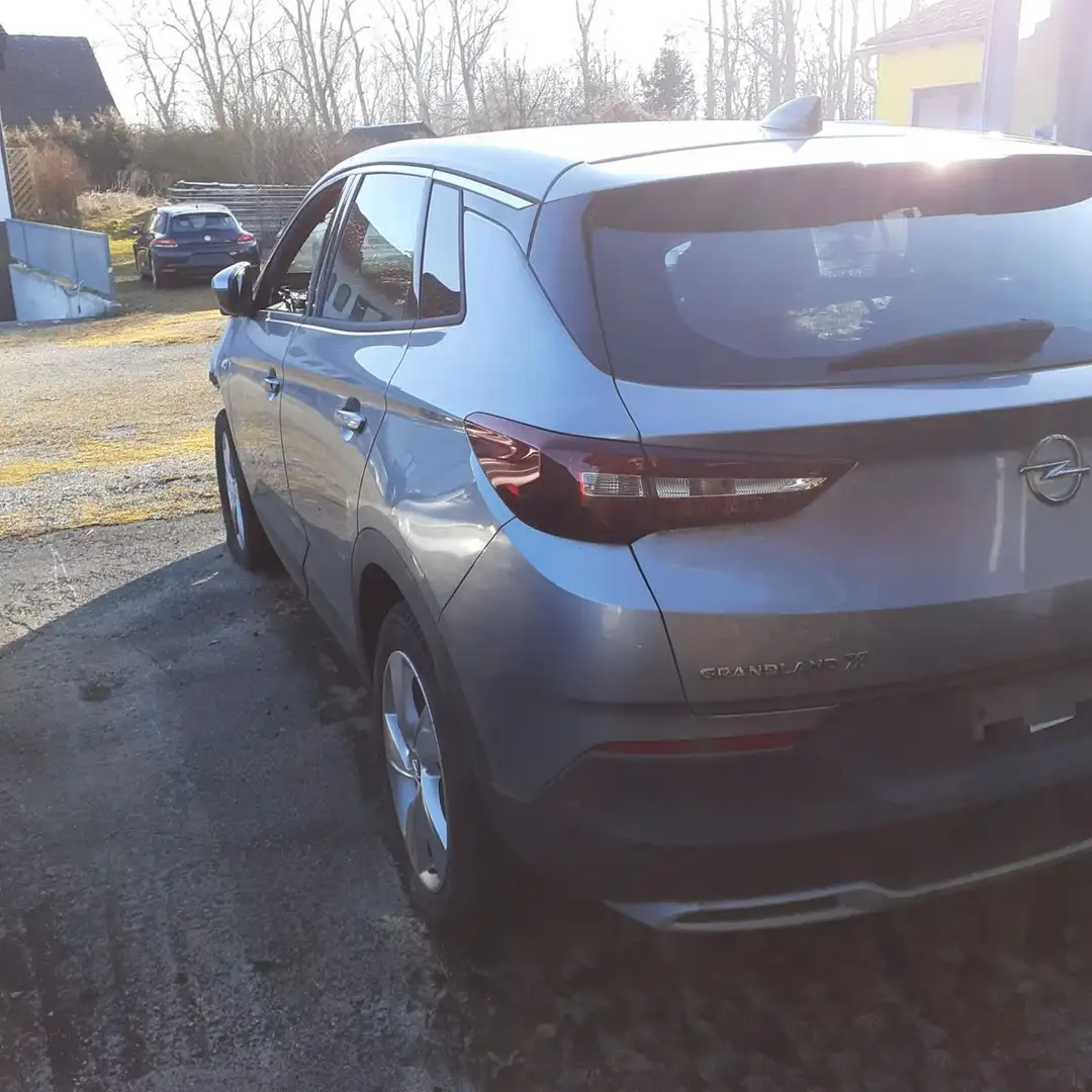 Opel Grandland X 1.2 Turbo 96kW # BRANDSCHADEN Gris - 2