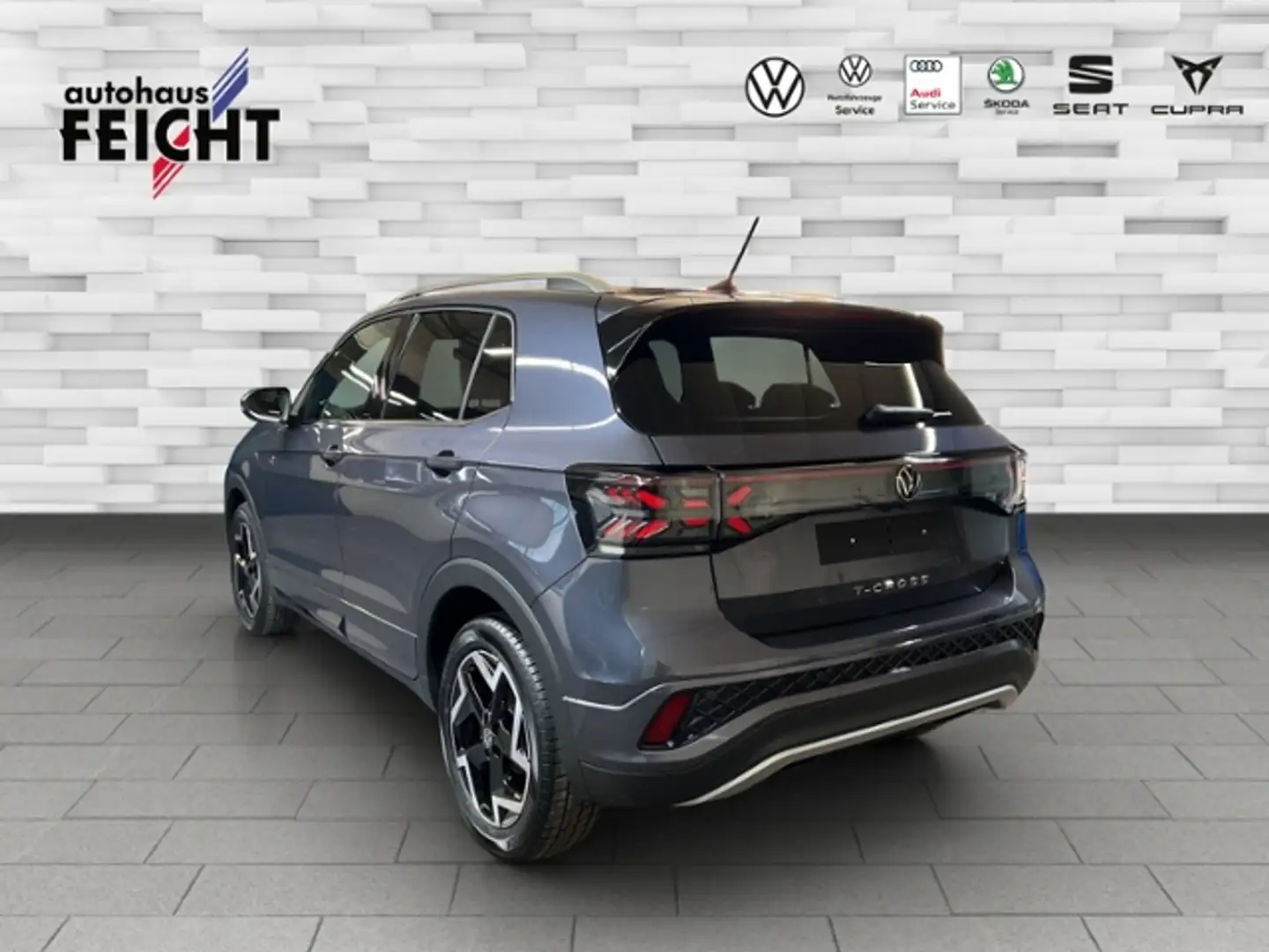 Volkswagen T-Cross R-Line 1.0 l TSI 85 kW (116 PS) DSG LED Grau - 2