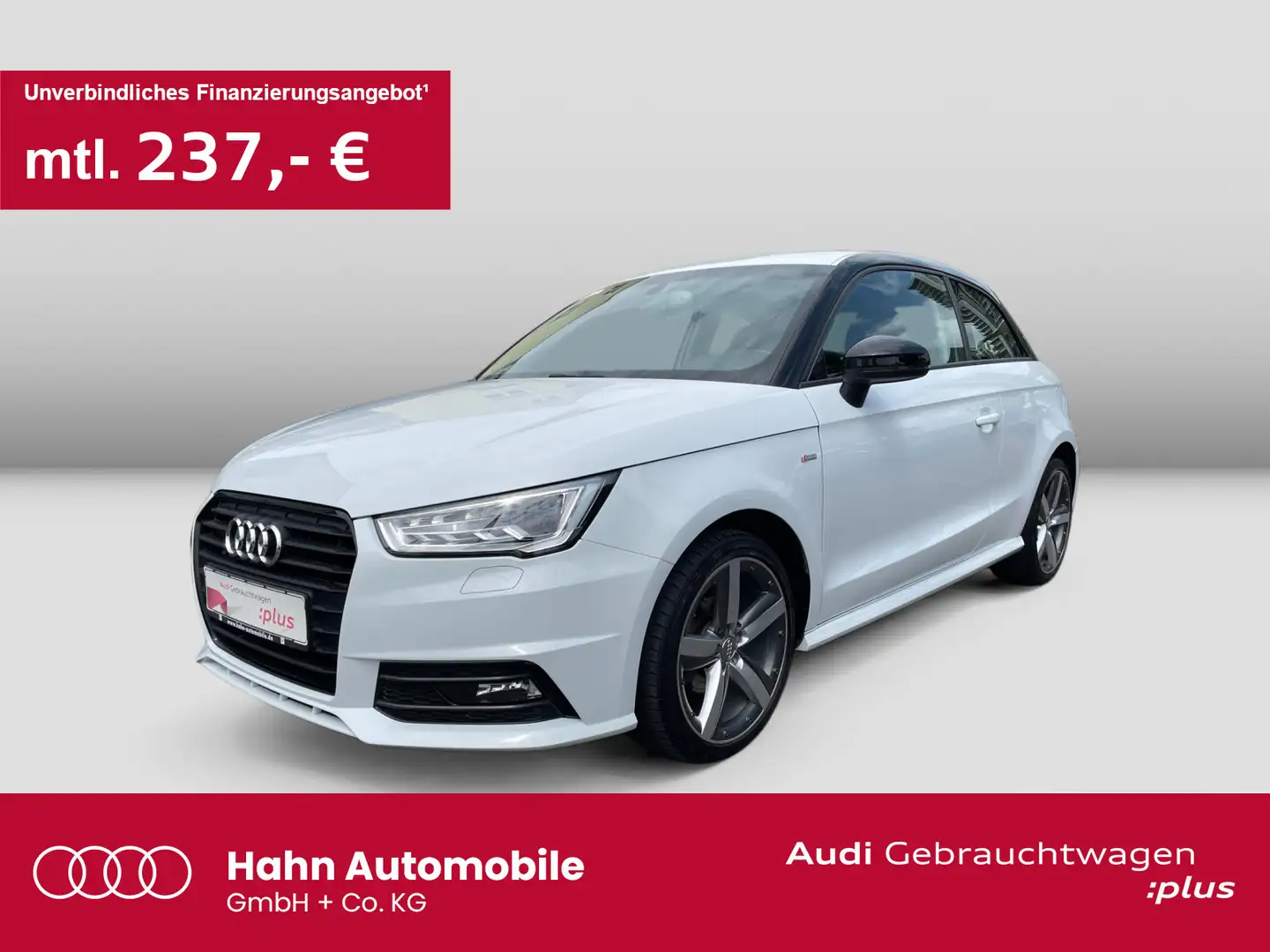 Audi A1 1.0TFSI 5-Gang admired S-line Xenon Sport PDC Weiß - 1