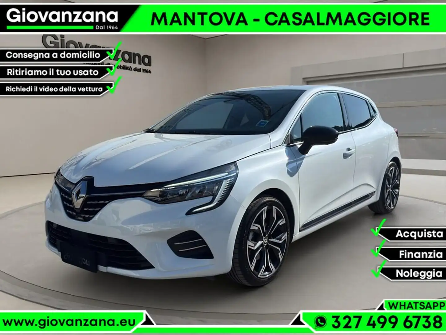 Renault Clio Clio 1.6 E-Tech hybrid Intens 140cv auto Bianco - 1