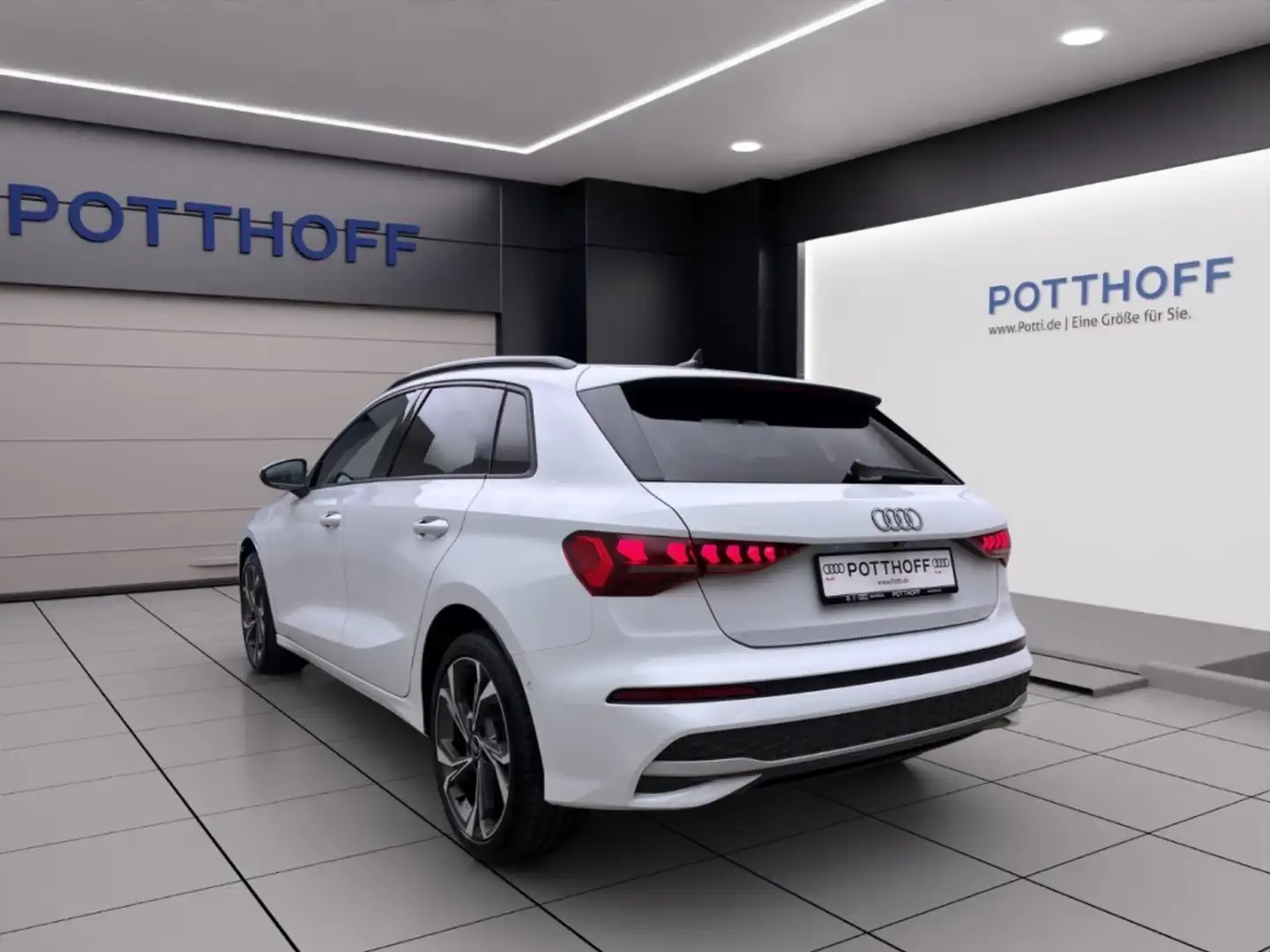 Audi A3 Sportback 30 TDI NAVI VIRTUAL SITZHZG LED Weiß - 2