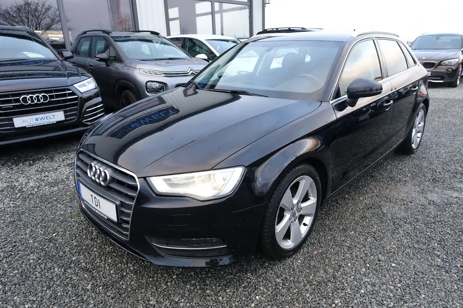 Audi A3 Sportback 2.0TDI lück.Scheckheft TÜV 03/27 Schwarz - 2