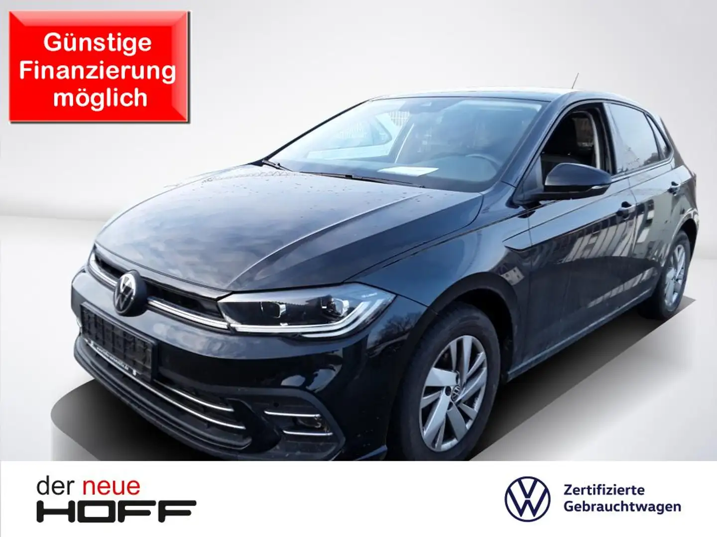 Volkswagen Polo 1.0 TSI Style Matrix ACC Navi SHZ PDC DAB+ APP Schwarz - 1
