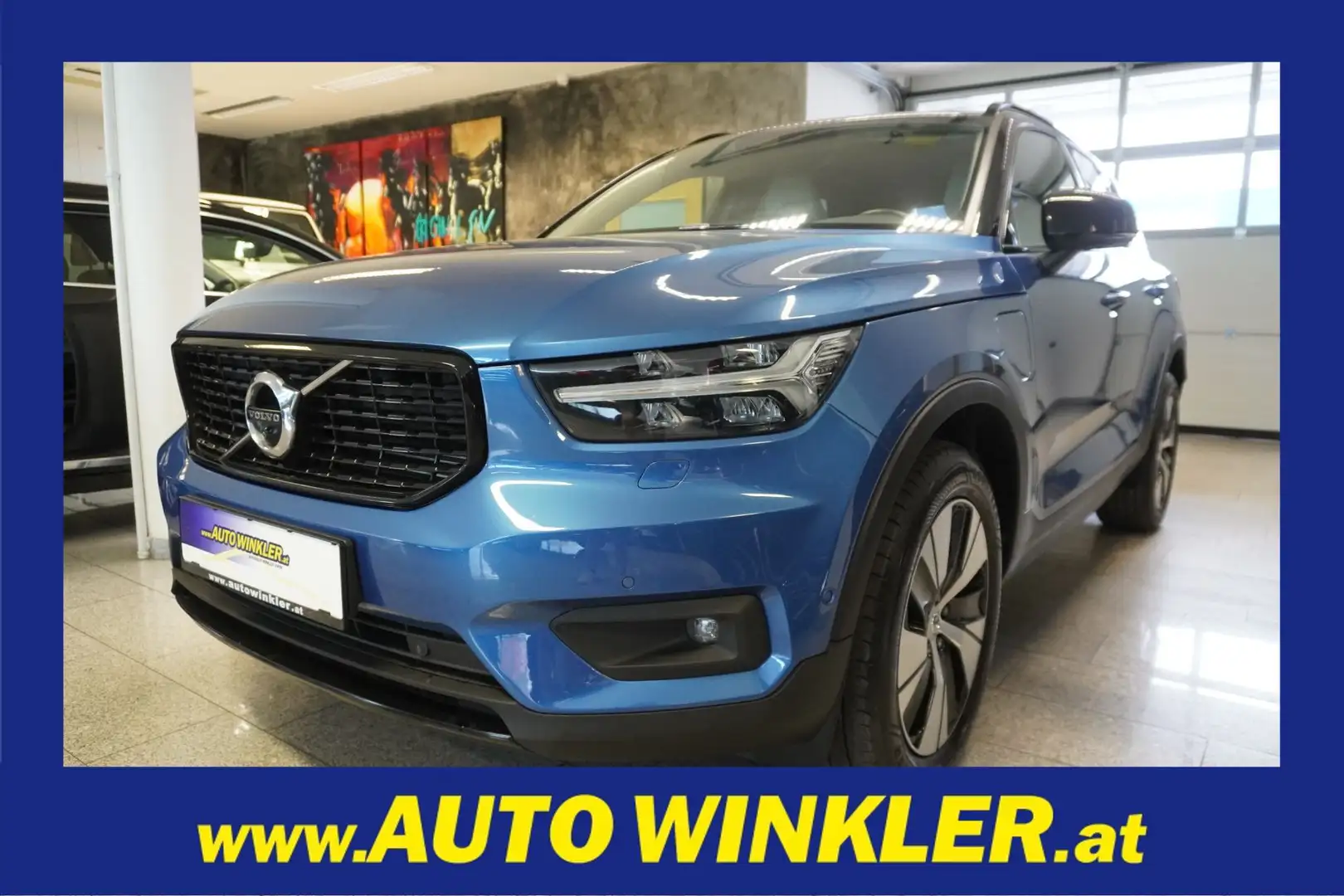 Volvo XC40 T5 PHEV R-Design Virtual/Leder/LED/Navi Blau - 1