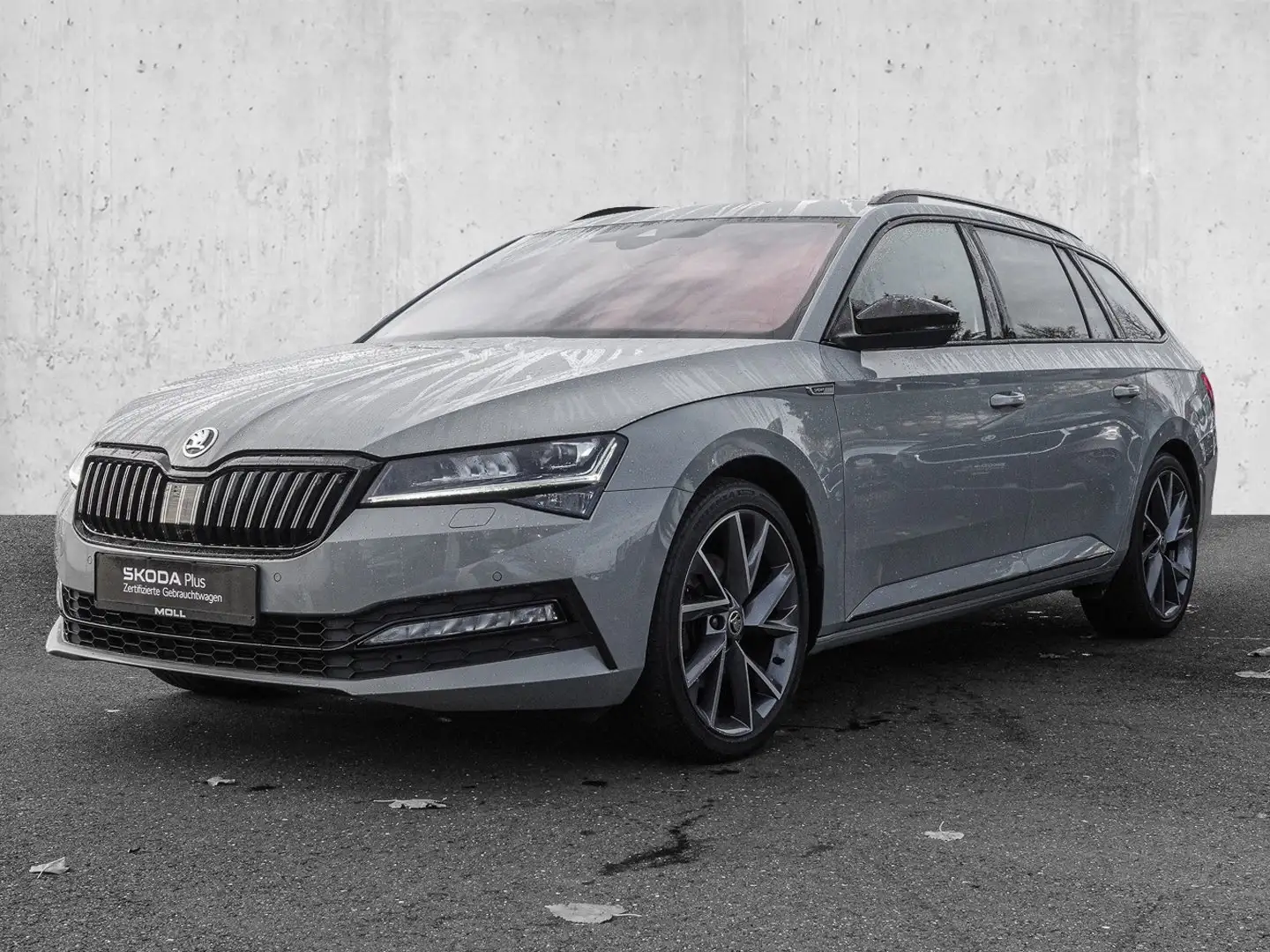 Skoda Superb Combi 2.0 TDI DSG Sportline AHK STANDHZG ALU Gris - 2
