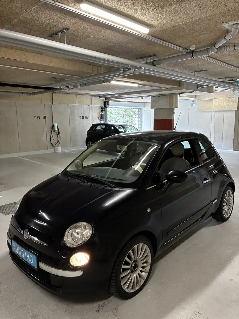 Fiat 500 1,2 Matt Black Dualogic - 1