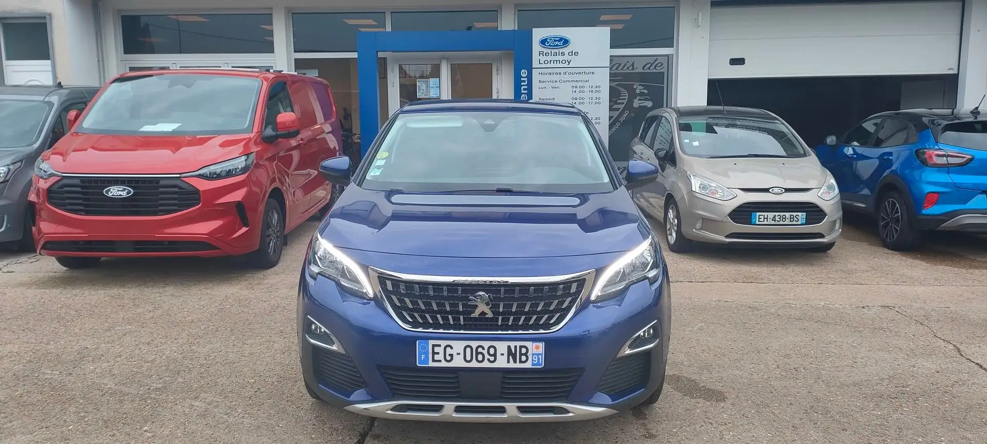Peugeot 3008 1.6 BlueHDi 120ch S&S EAT6 ALLURE Bleu - 1