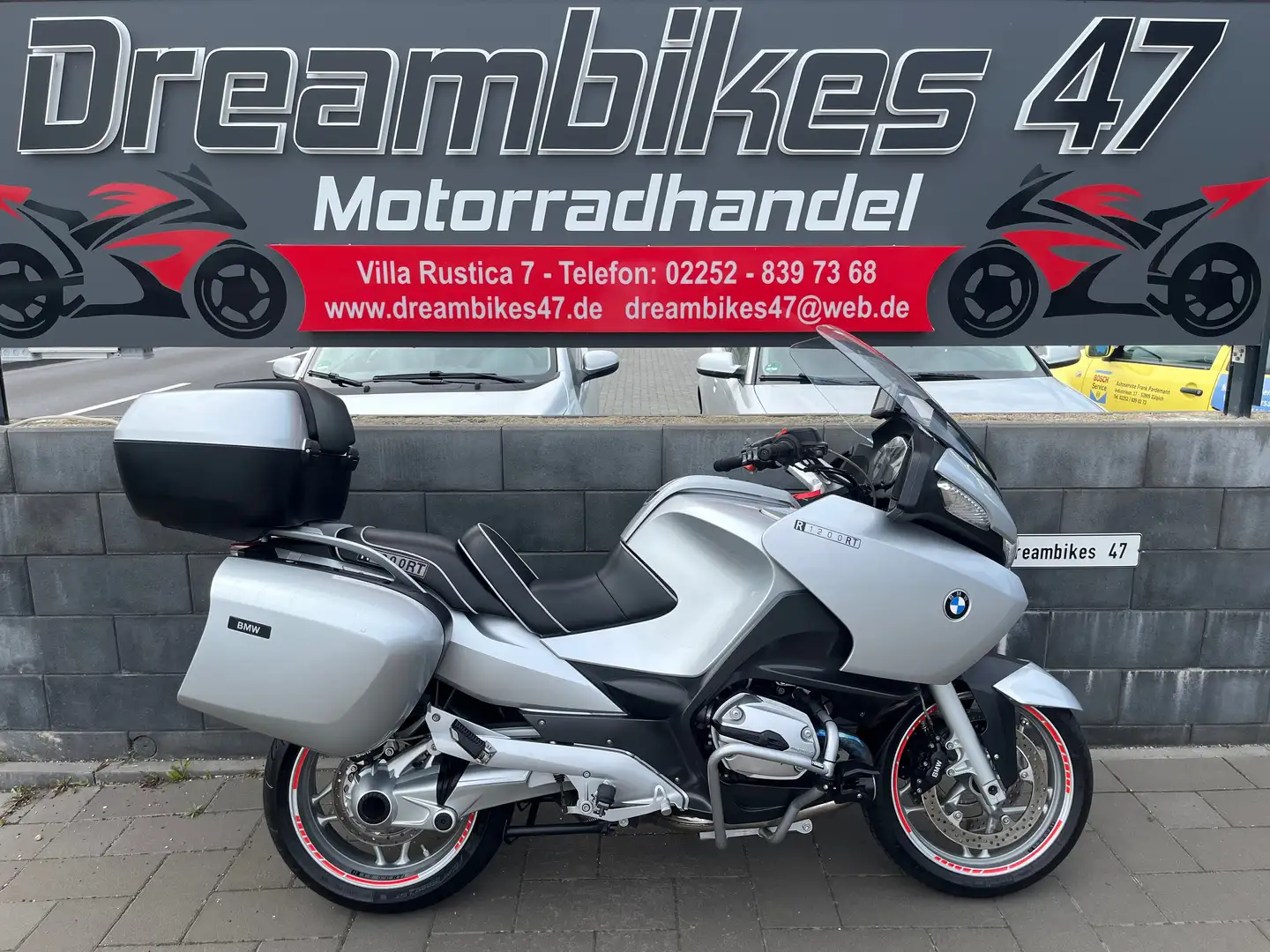 BMW R 1200 RT TEMPOMAT**KOFFER**TOPCASE**GRIFF -U. SITZHEIZUNG** Argent - 1
