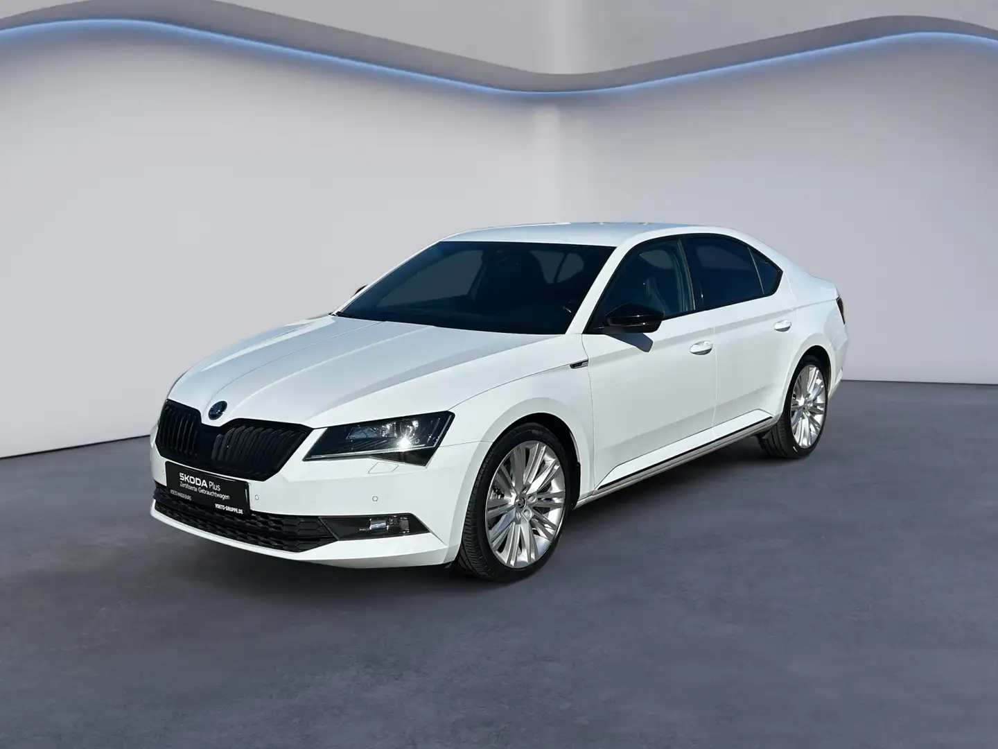 Skoda Superb 2.0TDI AMBITION DSG AHK+Navi+PDC+Sitzhzg. Blanc - 1