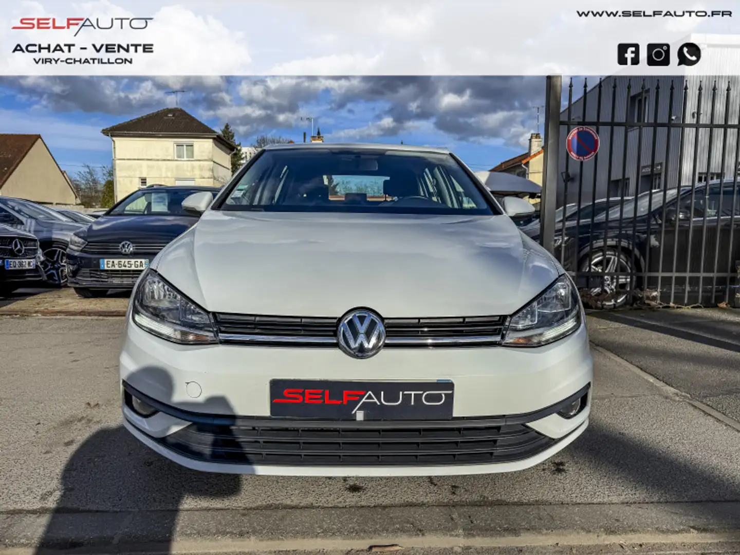 Volkswagen Golf 1.6 TDI 115CH FAP TRENDLINE BUSINESS 5P Blanc - 2