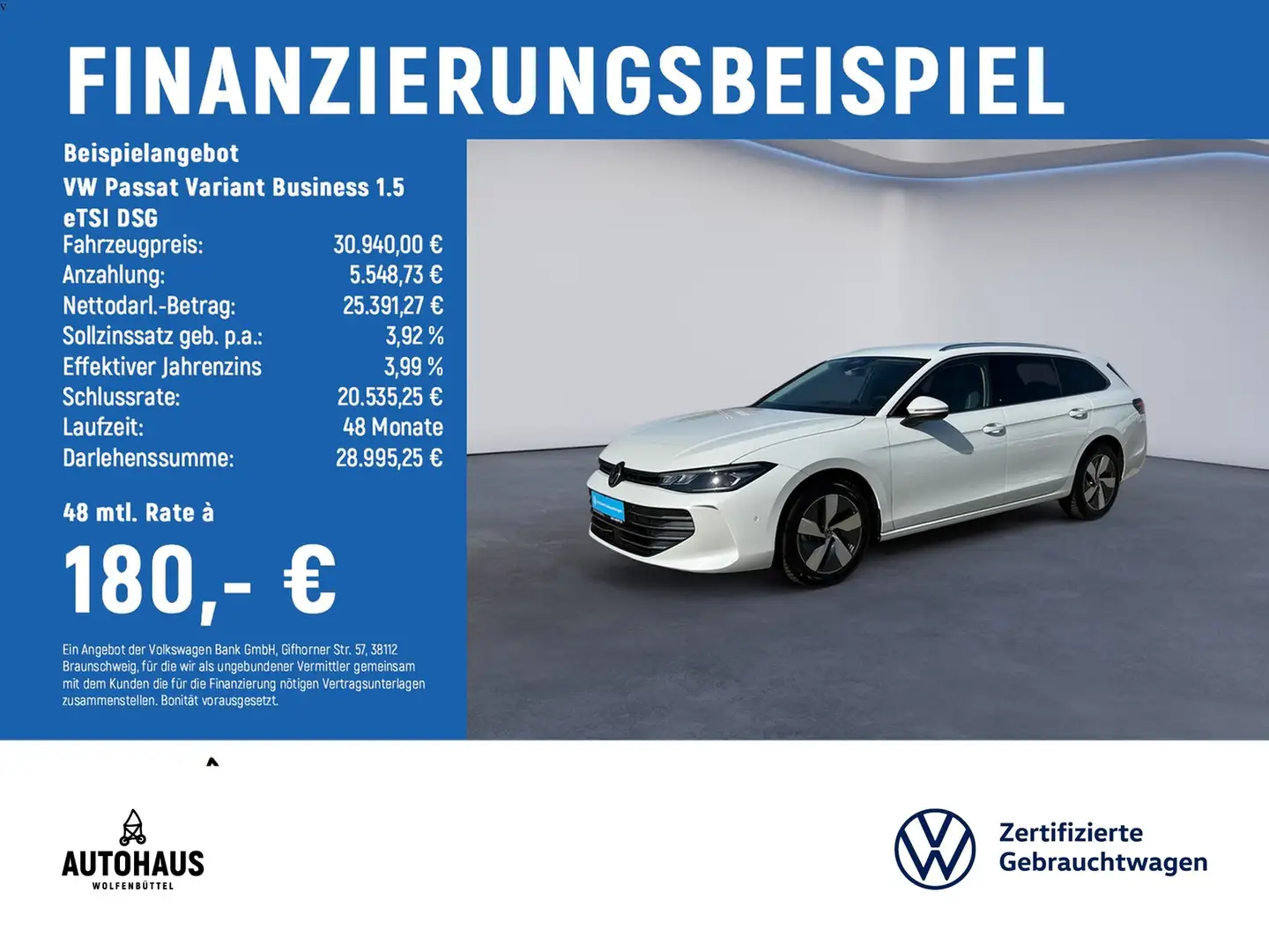 Volkswagen Passat Variant Business 1.5 eTSI DSG Blanco - 2