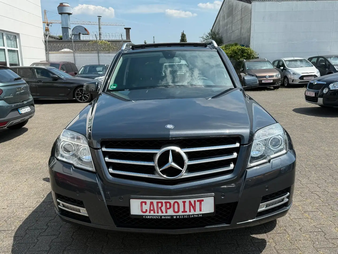 Mercedes-Benz GLK 220 CDI/1.HAND/PANO/LEDER/AHK/8FACH ALU/PDC Gris - 2