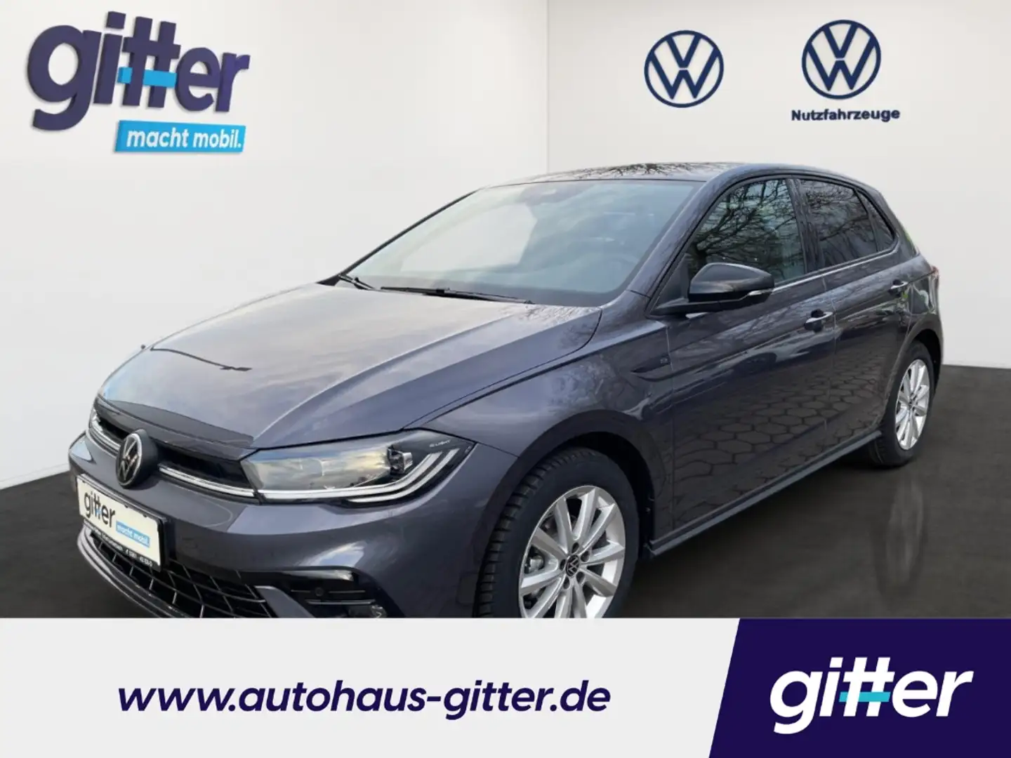 Volkswagen Polo 1.0 TSI R-LINE DSG IQ.DRIVE KAMERA NAVI ROOF PACK Grau - 1