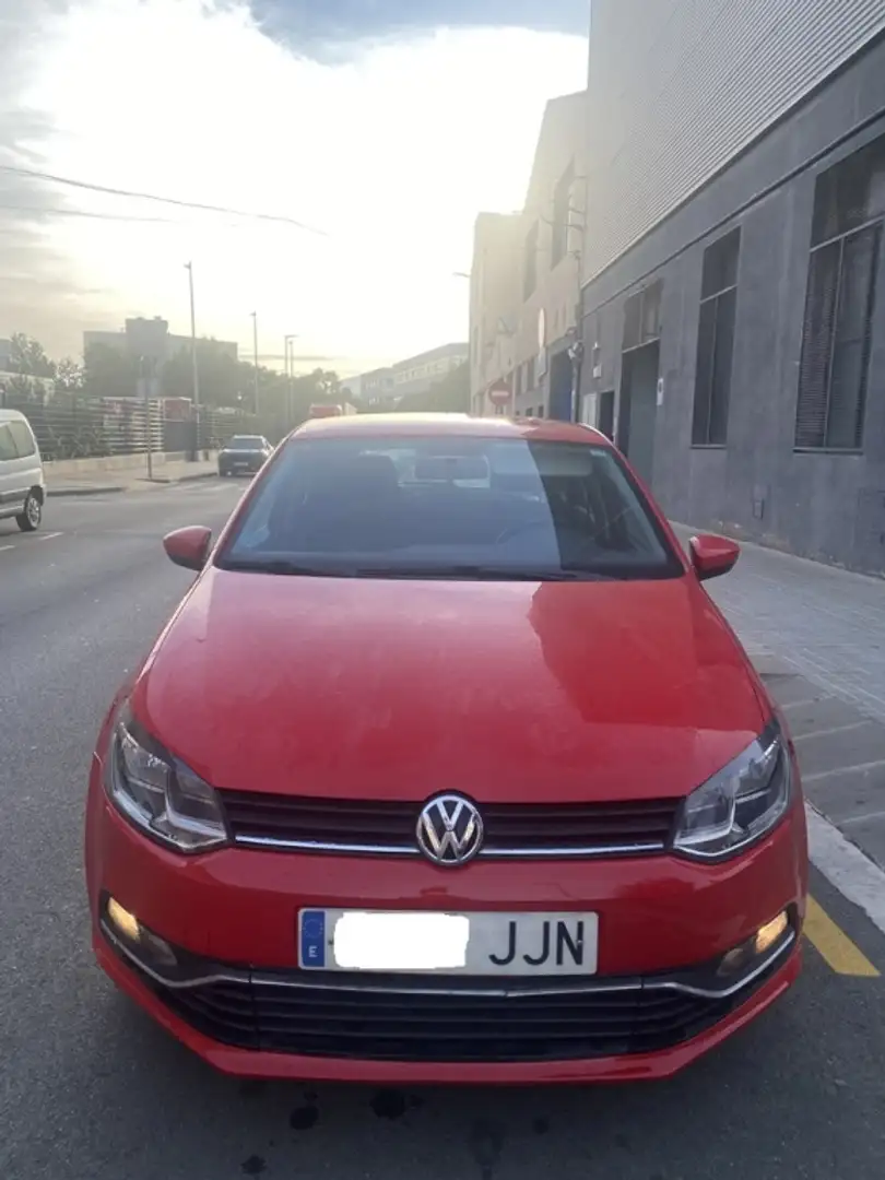 Volkswagen Polo 1.4 TDI BMT A- 55kW Rojo - 1