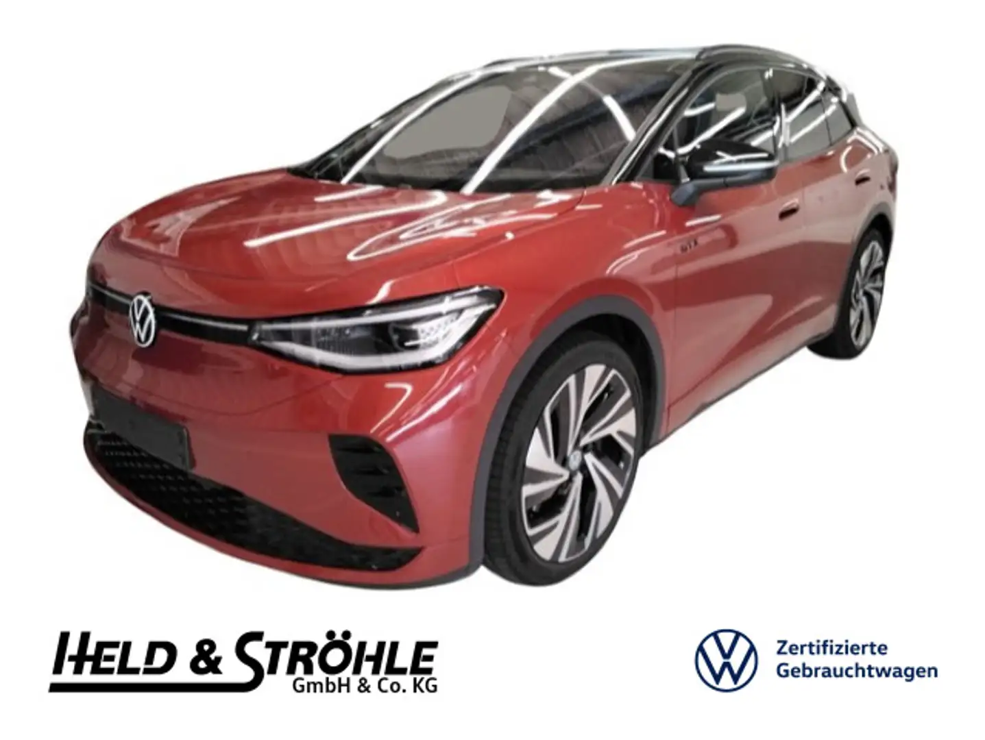 Volkswagen ID.4 GTX 4M IQ-LED AHK PANO WÄPU HUD 21" HARMAN Rot - 1