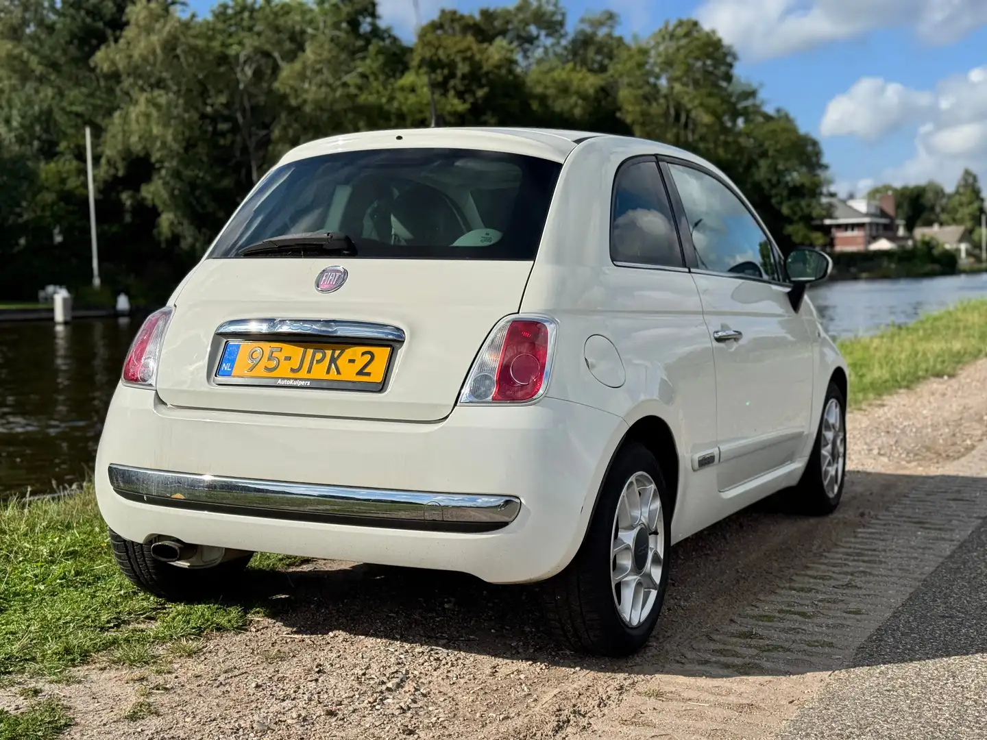 Fiat 500 1.2 Lounge Airco Automaat Wit - 2
