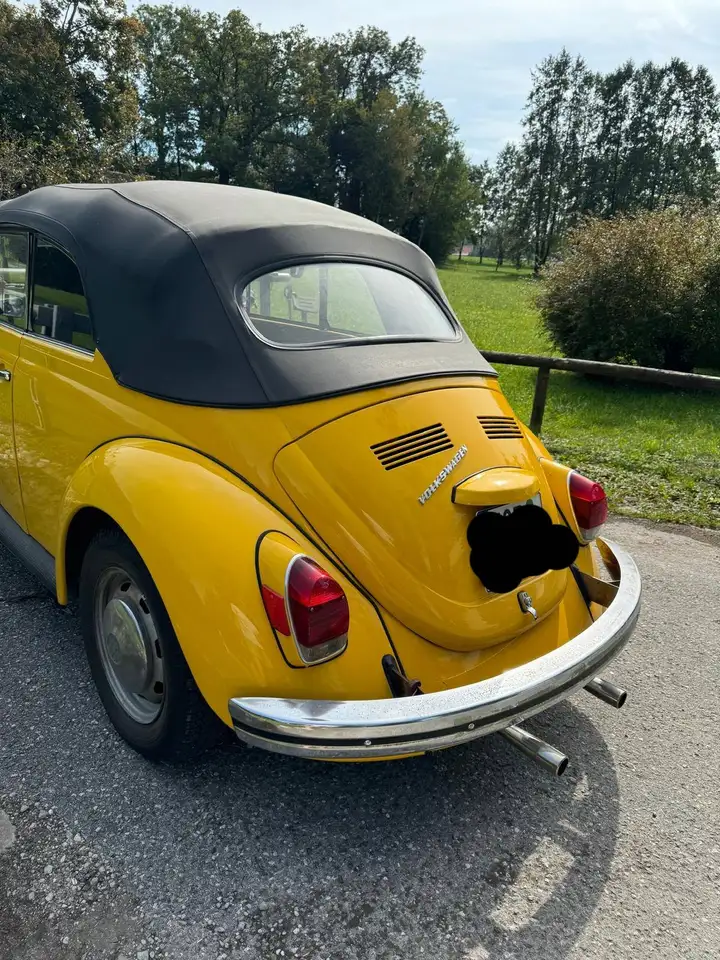 Volkswagen Käfer VW Käfer Cabrio 1302 - Oldtimer - Zitronengelb - TÜV neu - H Kennzeichen - wenig Kilometer, foto 3