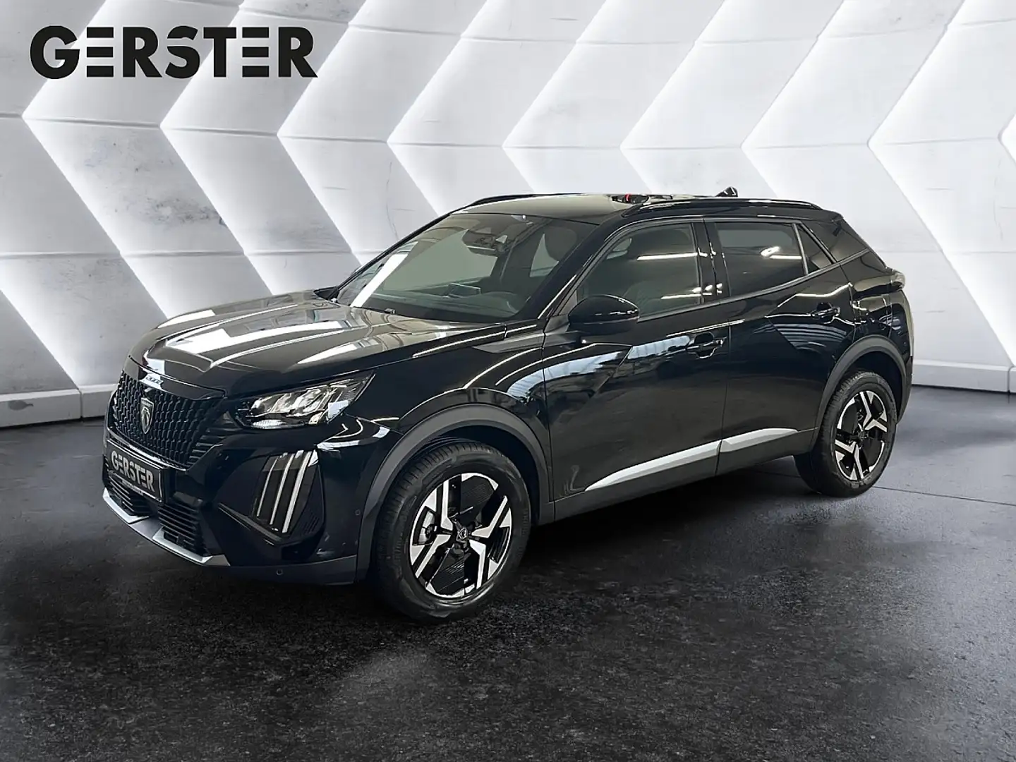 Peugeot 2008 Hybrid 145 e-DCS6 Allure Schwarz - 1